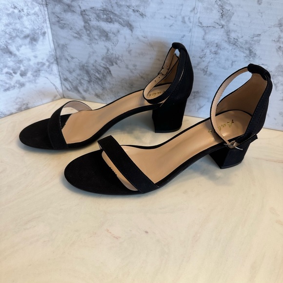 Ankis open toe ankle strap chunky heel - Picture 3 of 5